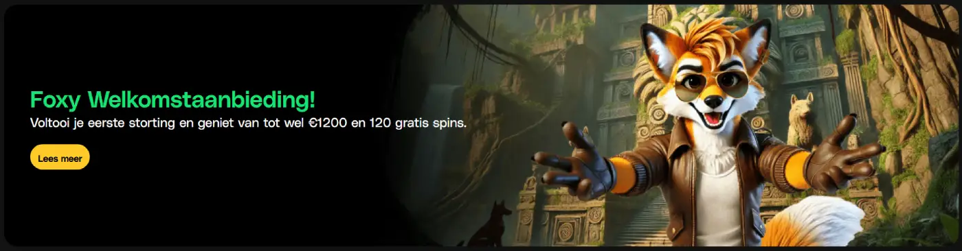 FoxyGold Casino Welkomst-bonus